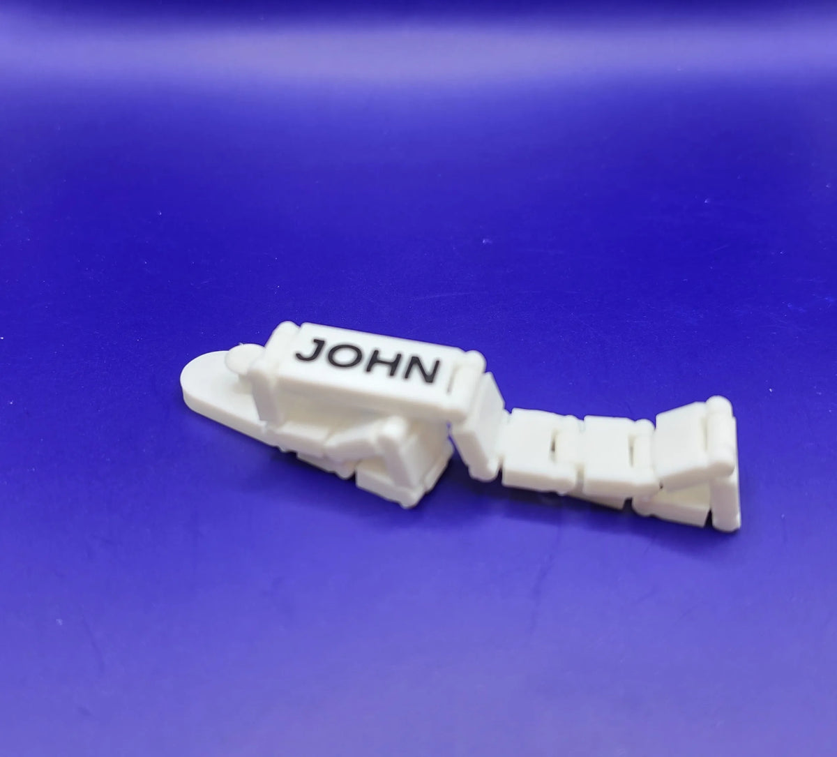 📿 NameBand 3D | Brățară Articulată Personalizată cu Nume