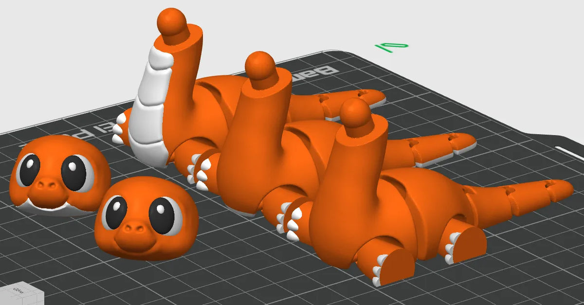Jucărie Articulată Dinozaur Flexibil „FlexiDino” 3D