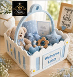 🧺 BabyBasket 3D | Coș Decorativ Personalizat pentru Botez și Bebeluși