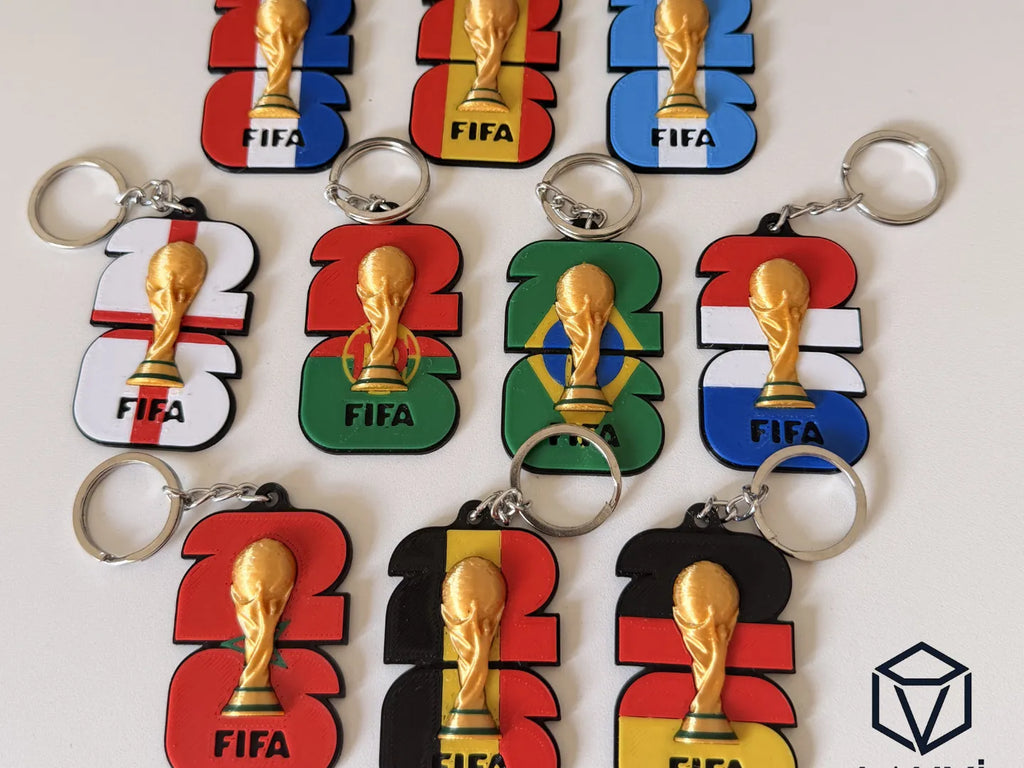 🏆 WorldTrophy26 | Breloc 3D Trofeu FIFA World Cup 2026