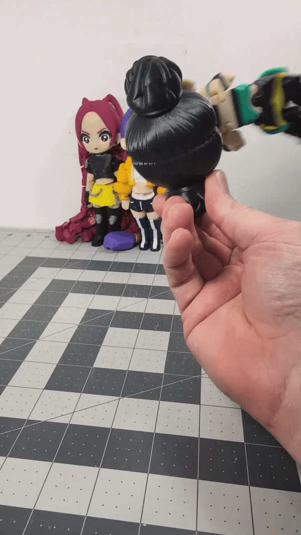 Figurină K-Pop Doll „Z-Star Idol” 3D