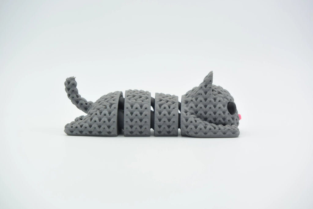 KnitKitty | Pisicuță 3D Articulată "Knit"