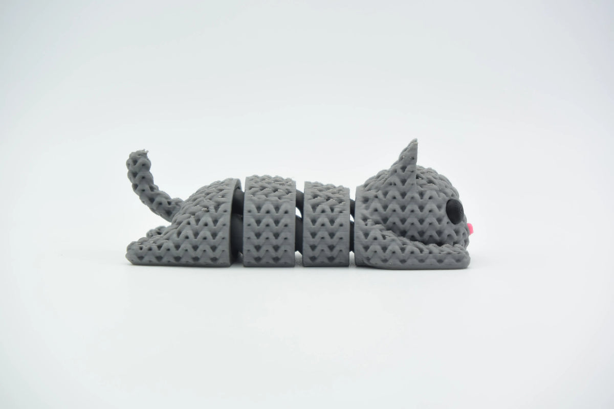 KnitKitty | Pisicuță 3D Articulată "Knit"