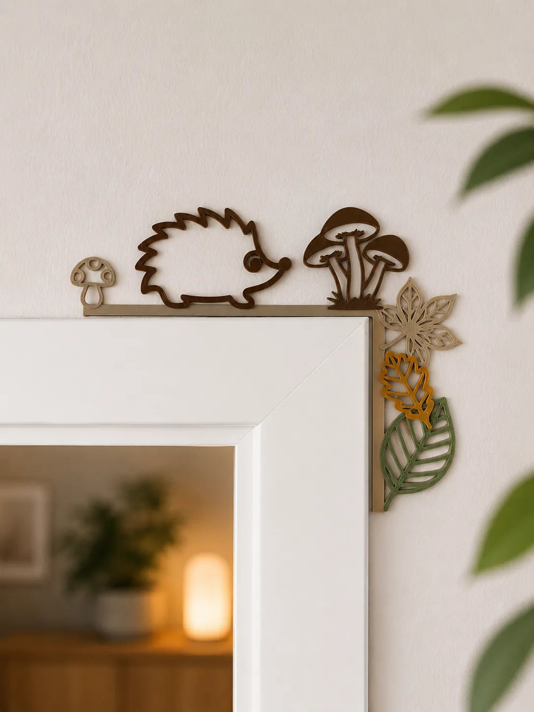 Decorațiune de Colț pentru Tocul Ușii „HedgehogCorner” 3D