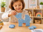 Puzzle Elefant Montessori „EllieFit” 3D