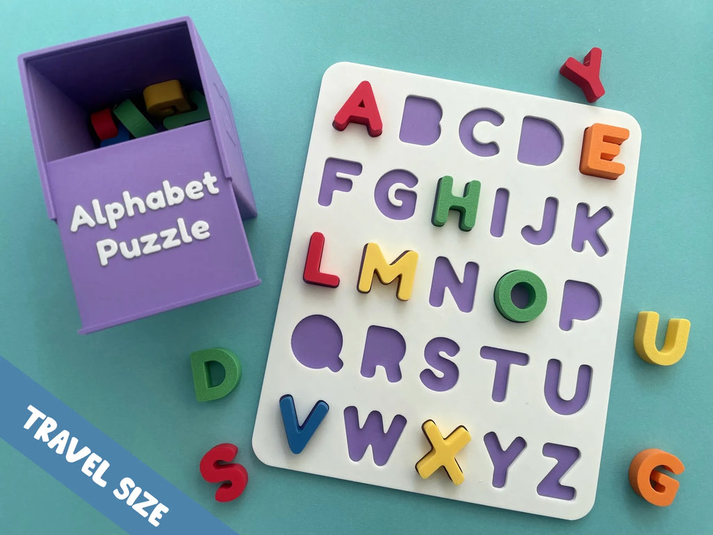Puzzle Educațional Alfabet „AlphaBoard” 3D