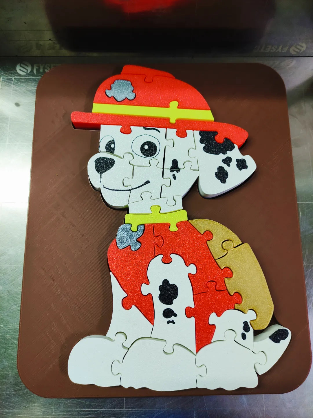 Puzzle Cățeluș Pompier „RescuePup” 3D