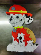 Puzzle Cățeluș Pompier „RescuePup” 3D