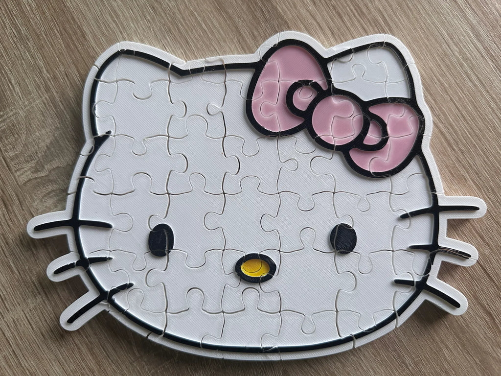 Puzzle Pisicuță Cocheta „KittyFit” 3D