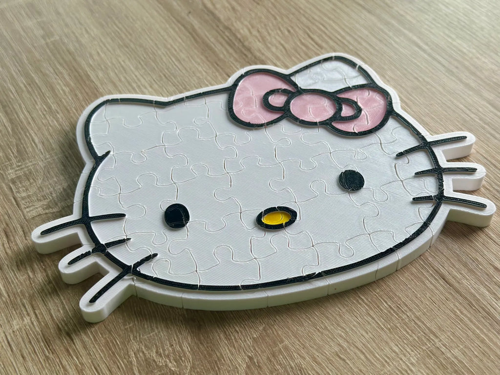 Puzzle Pisicuță Cocheta „KittyFit” 3D