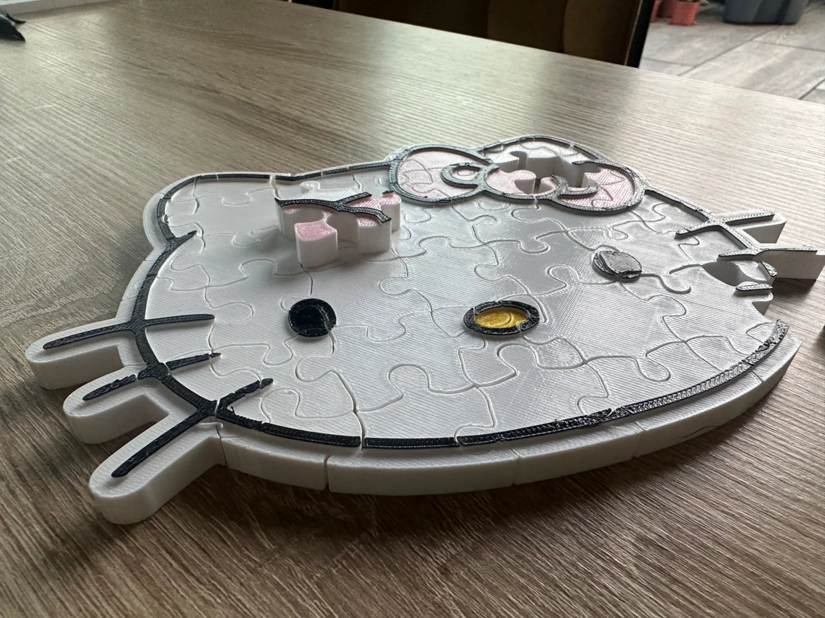 Puzzle Pisicuță Cocheta „KittyFit” 3D