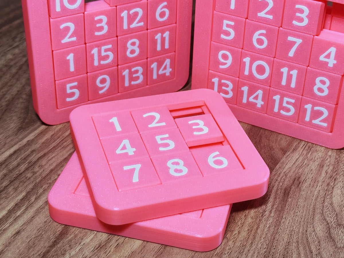 Joc Puzzle Glisant „NumSlide” 3D