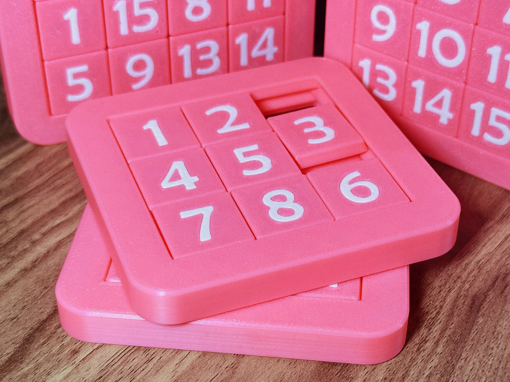 Joc Puzzle Glisant „NumSlide” 3D