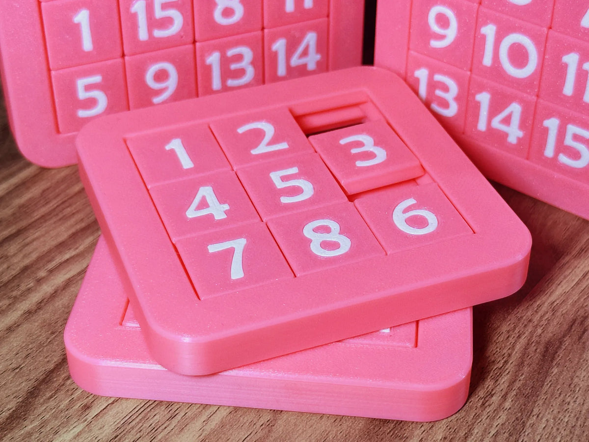 Joc Puzzle Glisant „NumSlide” 3D