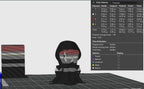 Set Figurine 3D Pisicuță Cosmar / Îngerul Morții „Grim Reaper Kitty Set”