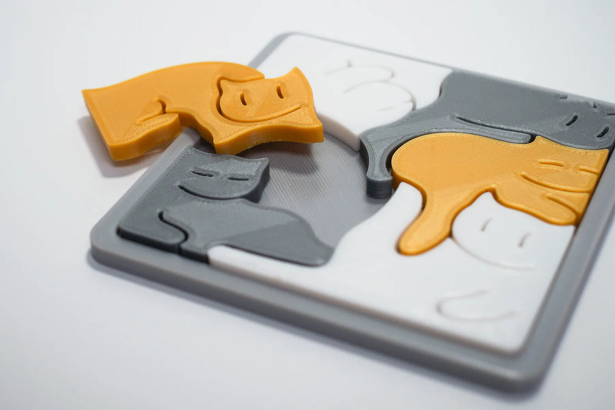 Puzzle Pisici „CrowdedCats” 3D