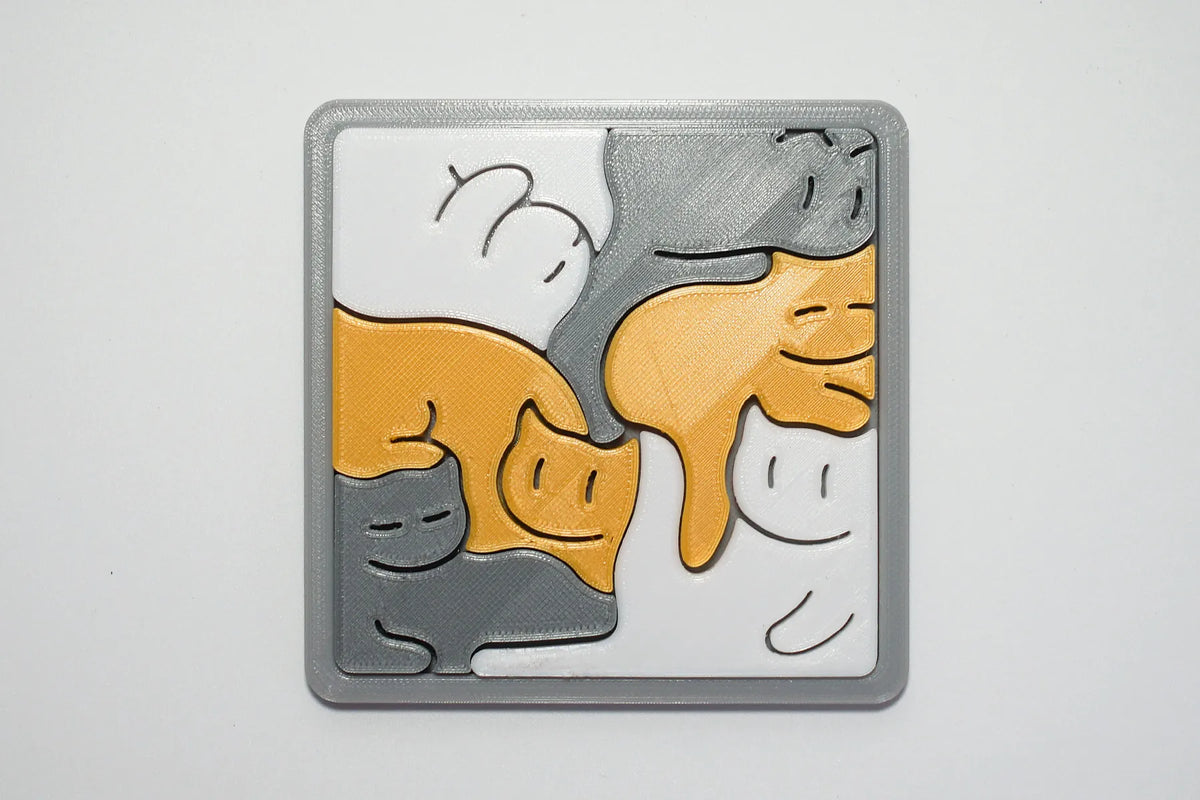 Puzzle Pisici „CrowdedCats” 3D