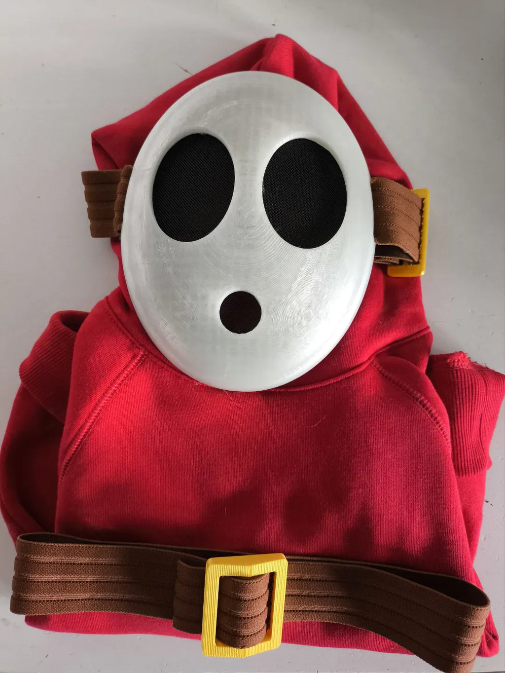 Mască Cosplay Shy Guy din Mario „Shy Guy Mask” 3D