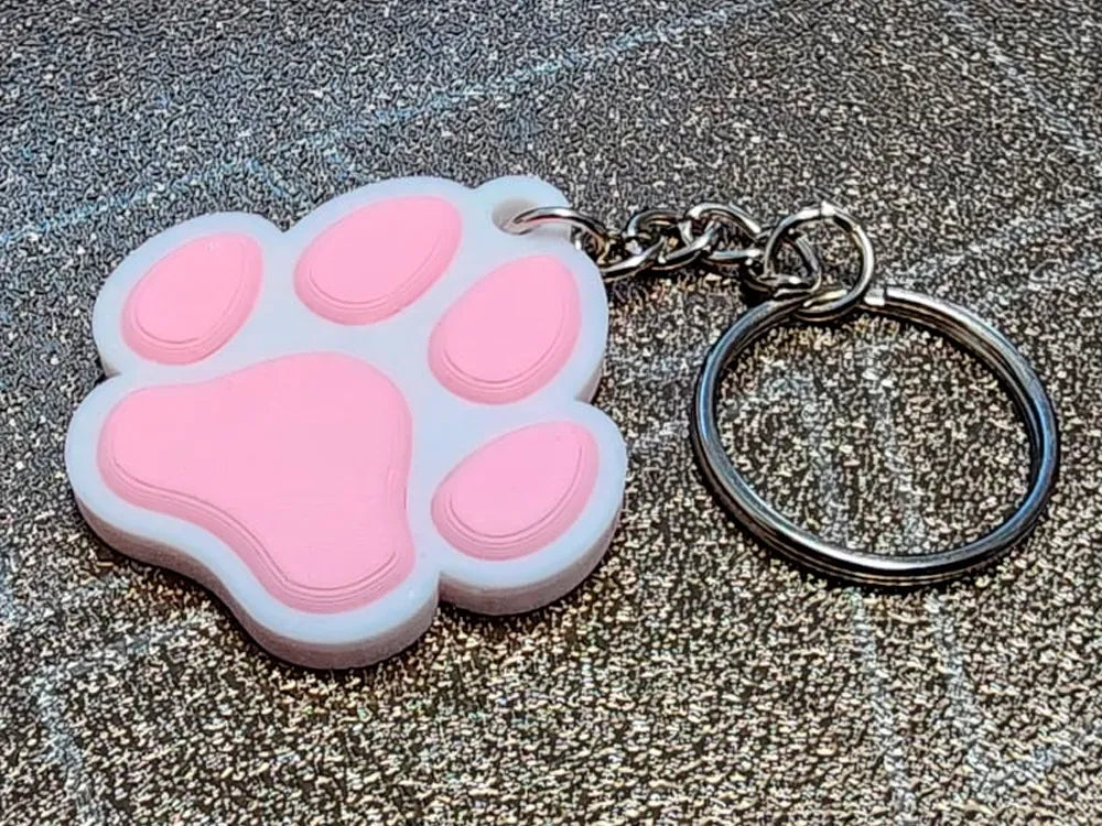 PawPrint | Breloc 3D Lăbuță de Pisică/Cățel