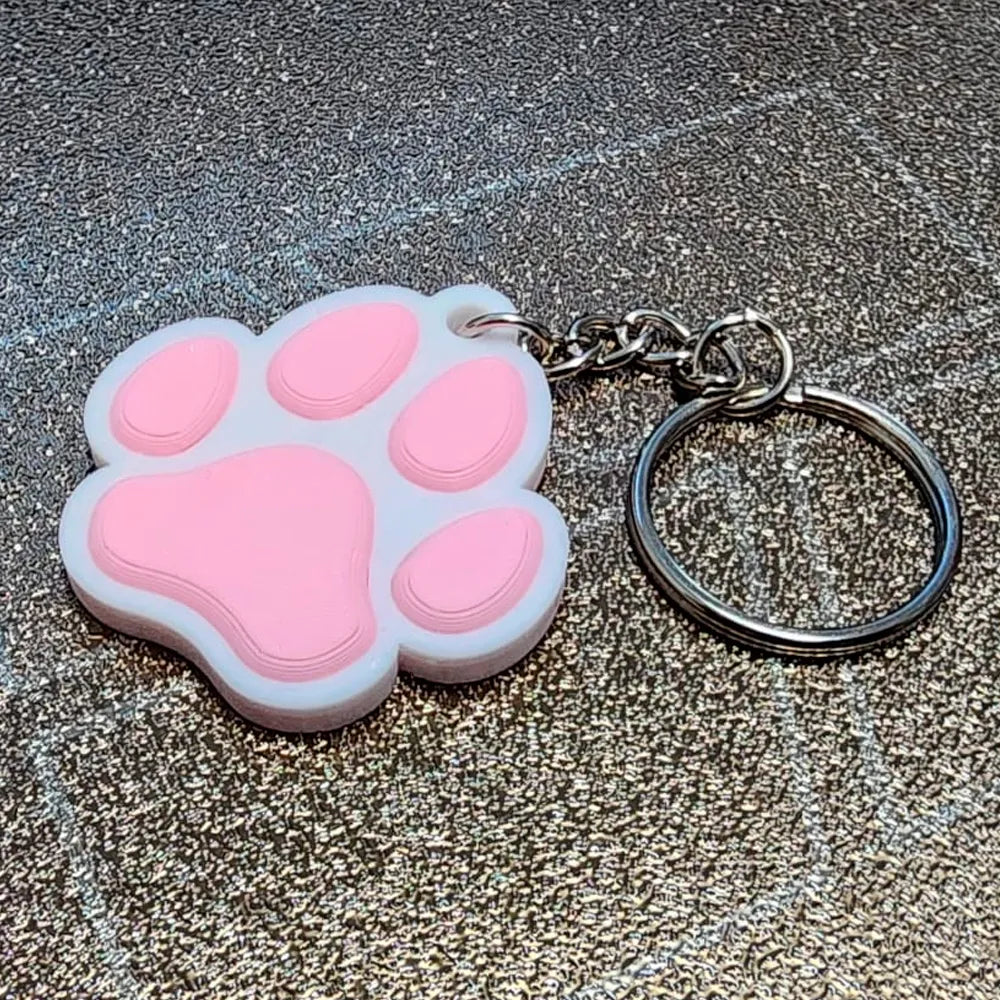 PawPrint | Breloc 3D Lăbuță de Pisică/Cățel