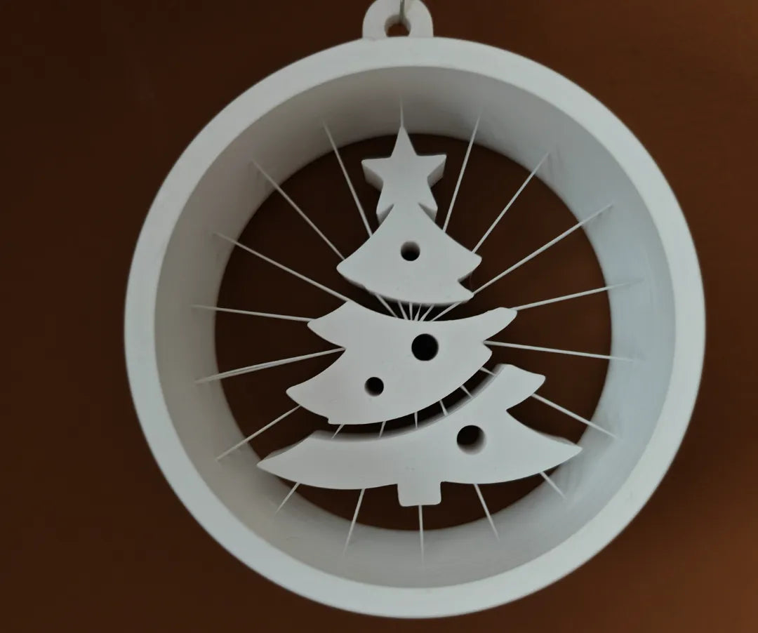 FloatTree | Glob 3D cu Brăduț Suspendat în Rays
