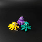 Breloc 3D Caracatiță Articulată „Mini Articulated Octopus Keychain”