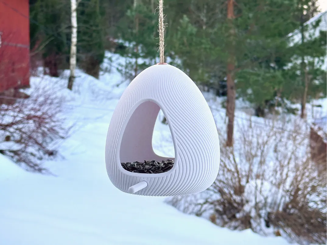 Hrănitoare Minimalistă „DropNest” 3D