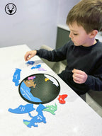Puzzle Educațional Harta Lumii „GeoGlobe” 3D
