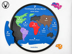 Puzzle Educațional Harta Lumii „GeoGlobe” 3D