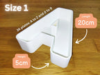 🎁 BloomLetter | Cutie Decorativă 3D Tip Literă pentru Flori