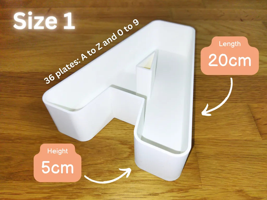 🎁 BloomLetter | Cutie Decorativă 3D Tip Literă pentru Flori