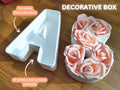 🎁 BloomLetter | Cutie Decorativă 3D Tip Literă pentru Flori