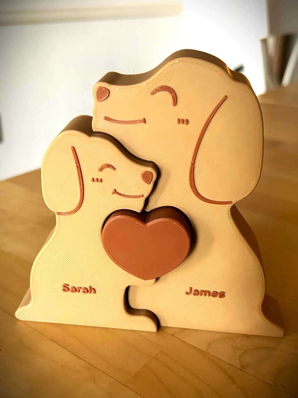 Puzzle Familie Cățeluși „PawsFamily” 3D