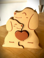 Puzzle Familie Cățeluși „PawsFamily” 3D