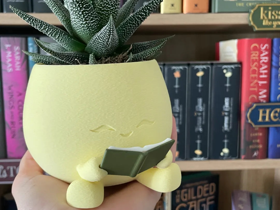 Ghiveci Cititor „BookyPot” 3D