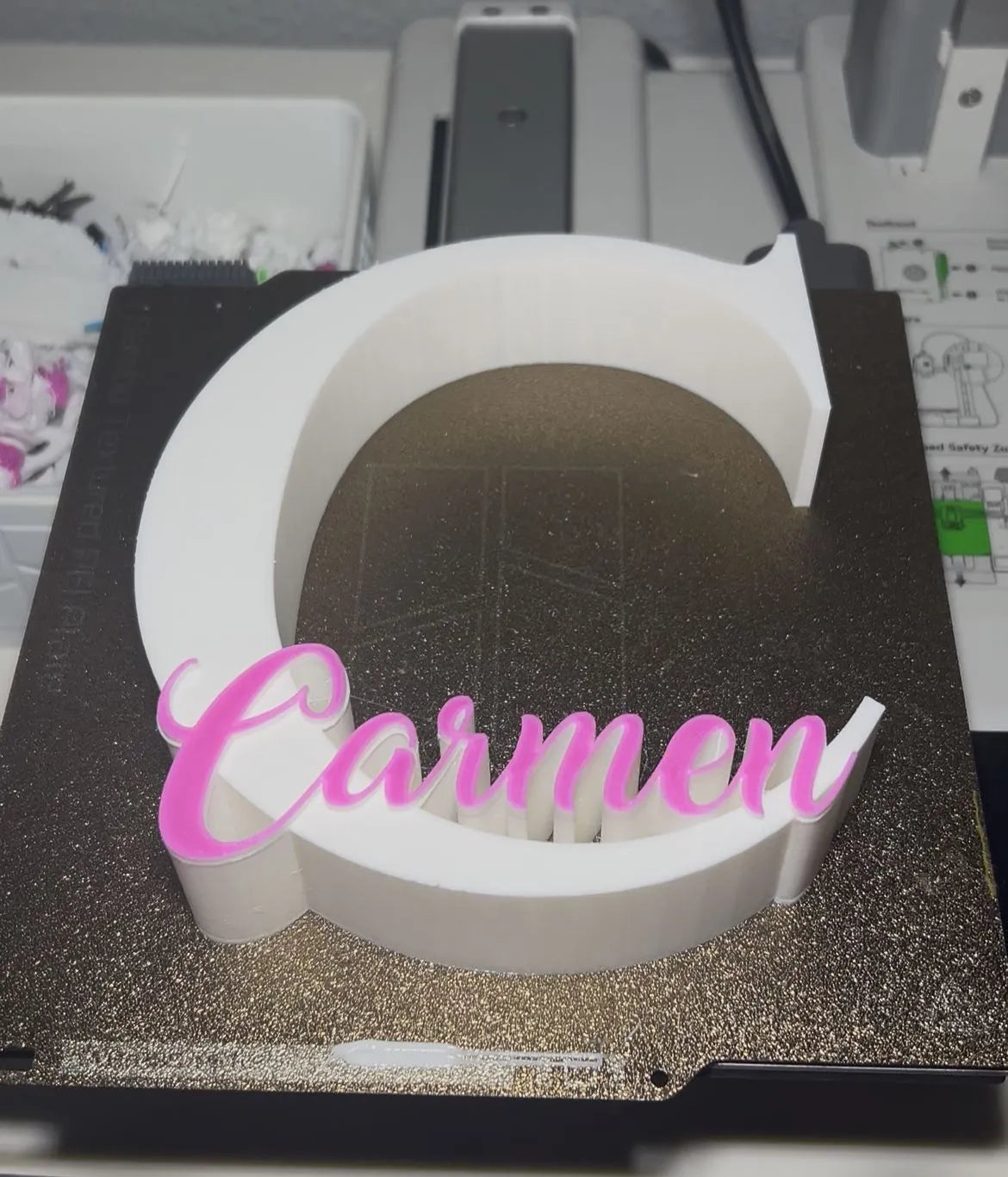 🌙 MoonLight 3D | Veioză Personalizată în Formă de Lună cu Nume