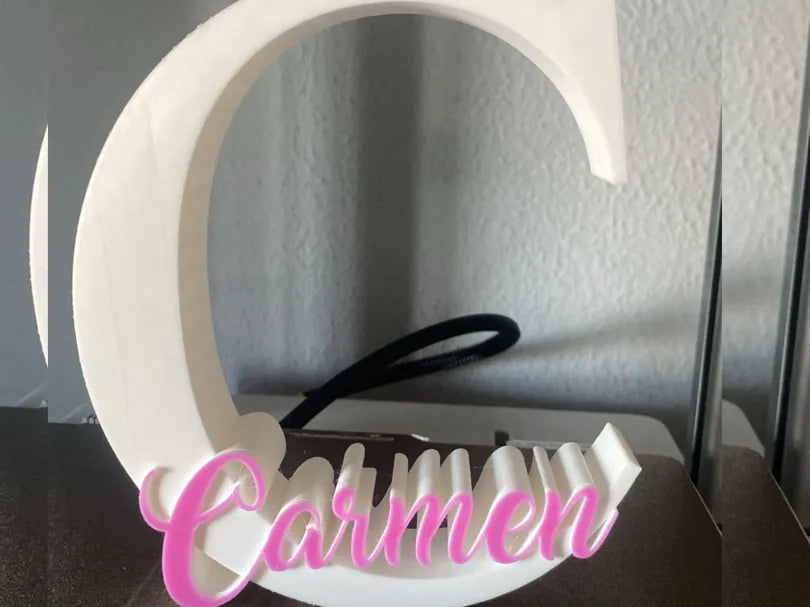🌙 MoonLight 3D | Veioză Personalizată în Formă de Lună cu Nume