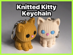 KnitCat Key | Breloc 3D Pisicuță Împletită