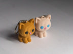 KnitCat Key | Breloc 3D Pisicuță Împletită