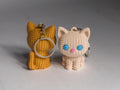 KnitCat Key | Breloc 3D Pisicuță Împletită