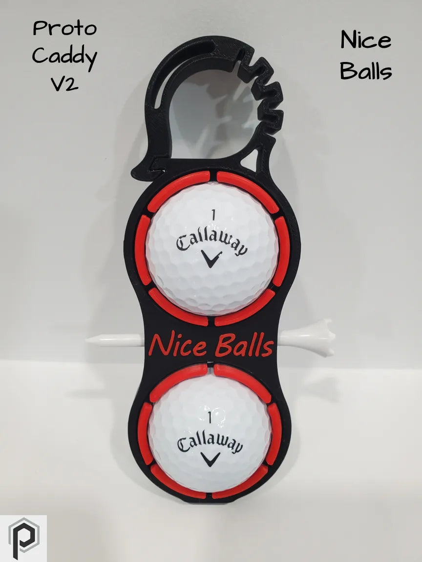 ⛳ GolfHolder 3D | Suport Personalizat pentru Mingi și Tees de Golf