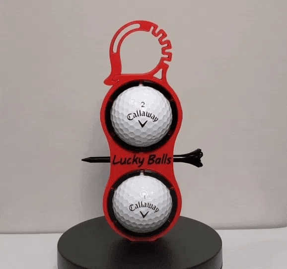 ⛳ GolfHolder 3D | Suport Personalizat pentru Mingi și Tees de Golf