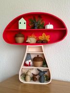 Mini-Raft Decorativ sub Formă de Ciupercă „MushroomShelf” 3D