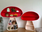 Mini-Raft Decorativ sub Formă de Ciupercă „MushroomShelf” 3D