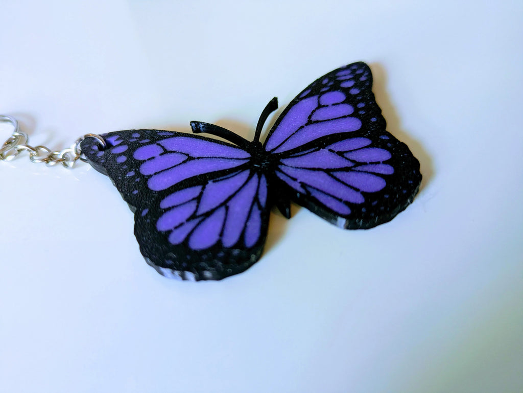 🦋 MonarchGlow | Breloc 3D Fluture Elegant