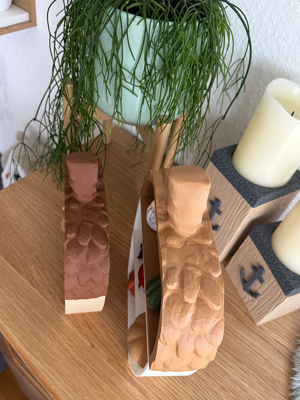 Mini-Raft Decorativ sub Formă de Ghindă / Dovleac „AcornShelf” 3D