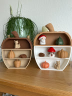 Mini-Raft Decorativ sub Formă de Ghindă / Dovleac „AcornShelf” 3D
