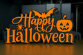 Plăcuță Decorativă de Birou / Perete „Happy Halloween Sign” 3D