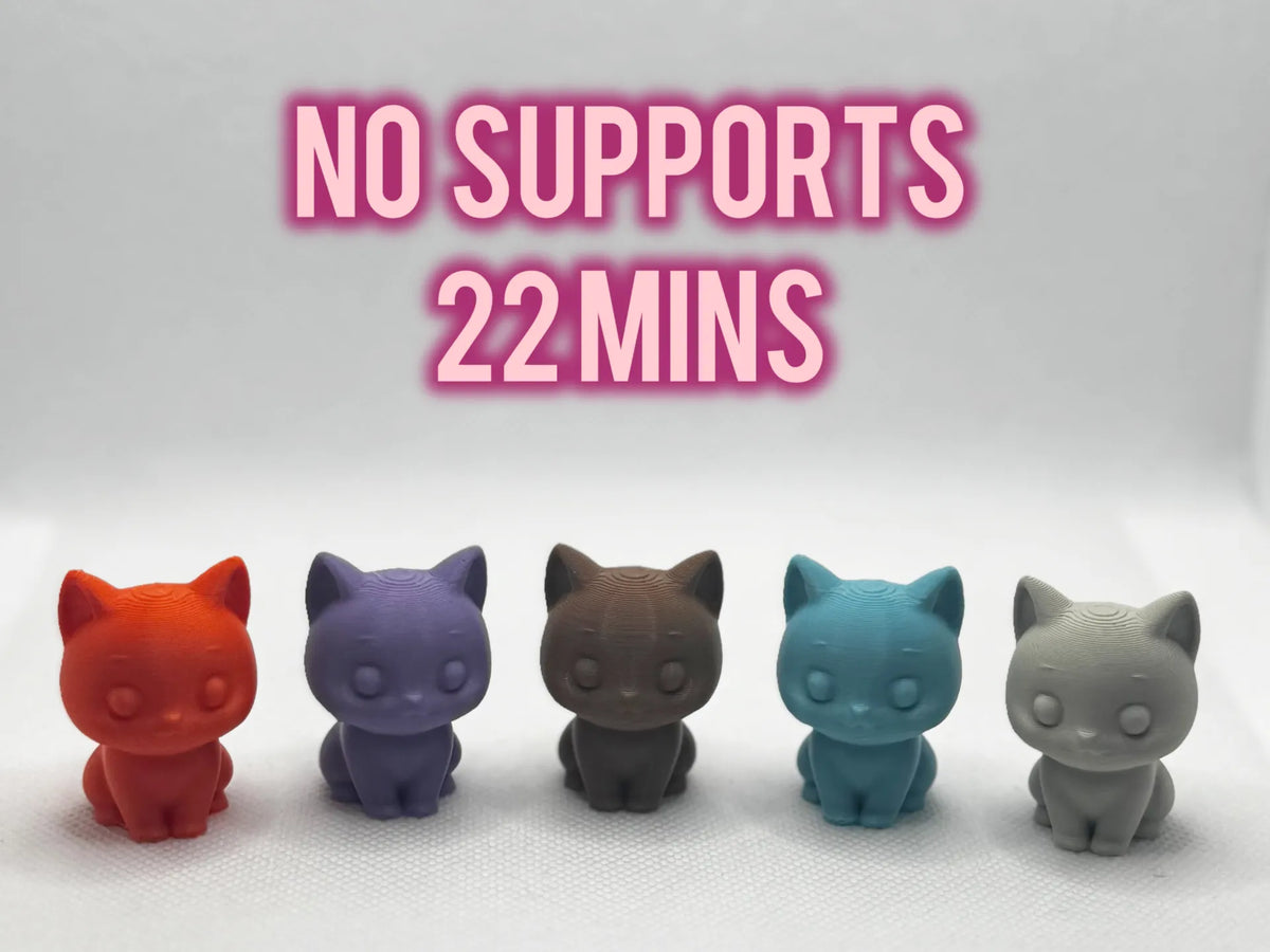 MiniCat | Figurină & Breloc 3D Pisicuță Chibi