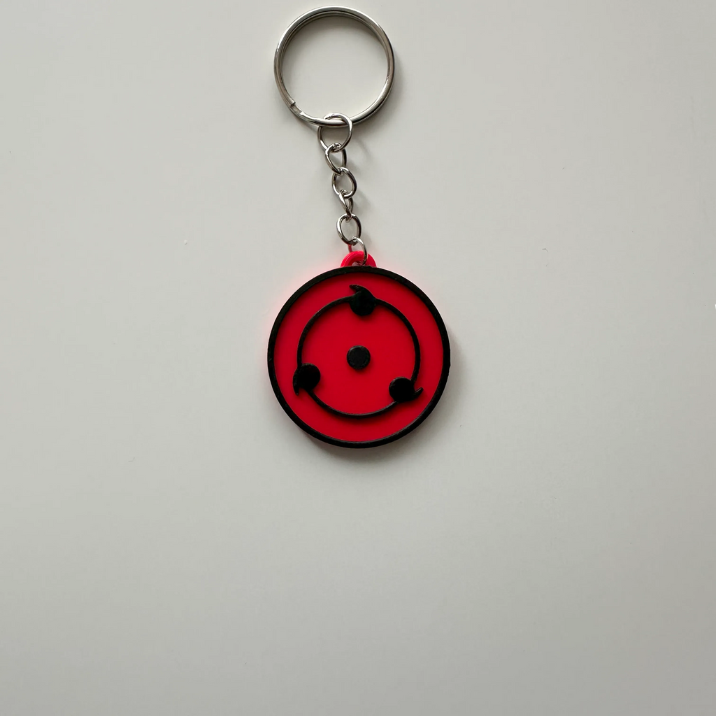 Set Brelocuri 3D cu Ochi Anime și Simboluri Mistice „Anime Eye & Mystic Symbols Keychains”